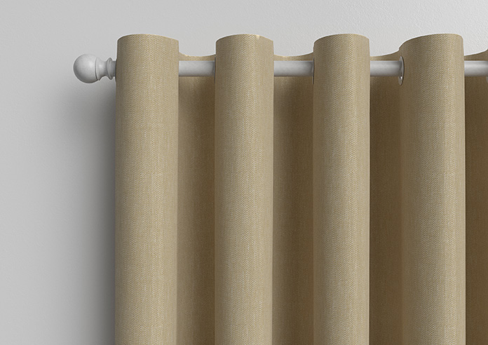 Delicate Chevron, Sunbeam - Made to Measure Curtains - Image 12